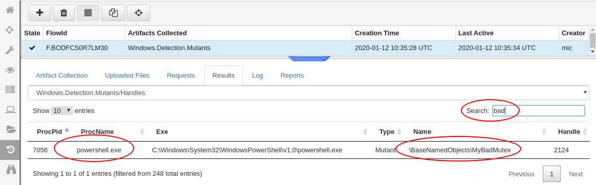 Mutant discovered by the handles() plugin method