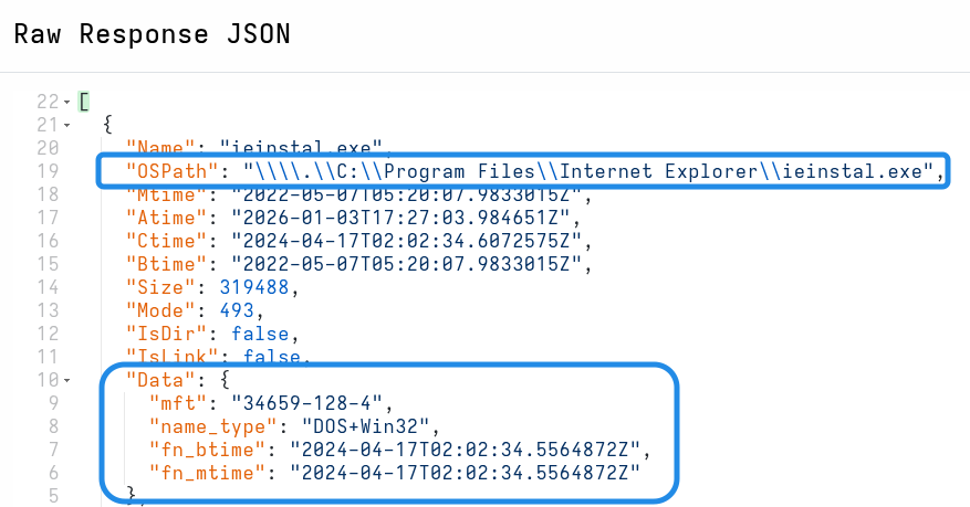 NTFS accessor